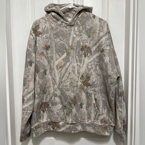 Viral Abercrombie Essential Popover Hoodie Camo